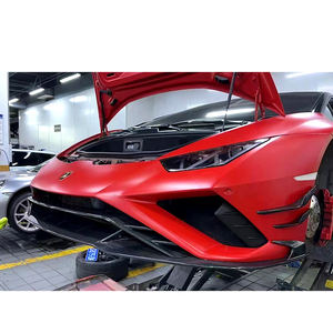 Livraison rapide de haute qualité prix de vente entier Kits de carrosserie de lèvre de pare-chocs avant en Fiber de carbone sèche Style EVO pour <span class=keywords><strong>Lamborghini</strong></span> Huracan LP610 - Product Image 6