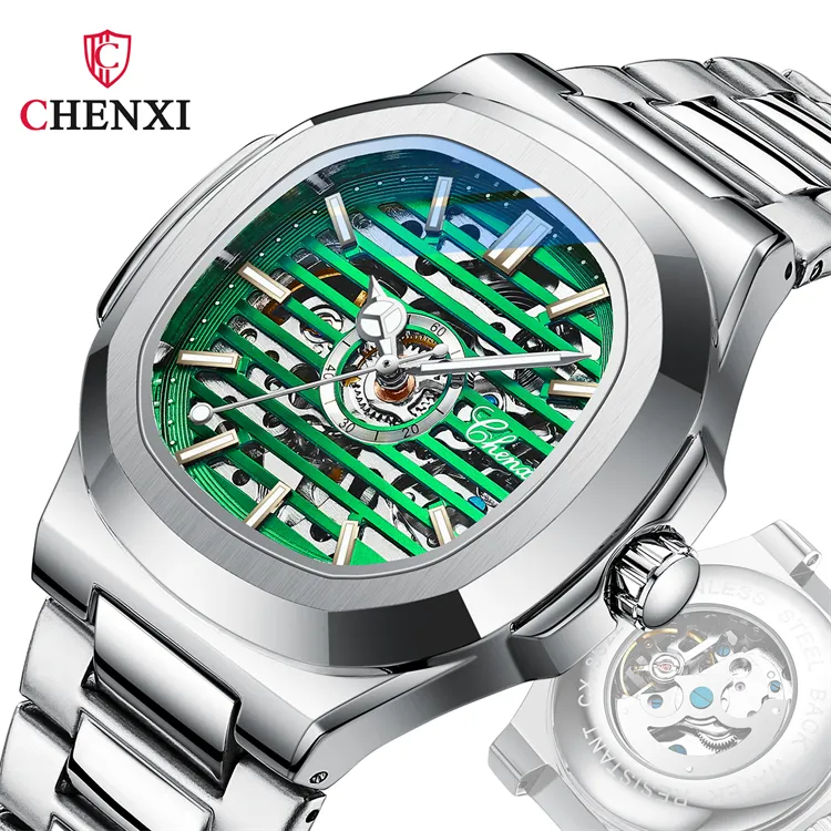 2022 Geneva Designer Mens mechanical watches Top Brand Luxury Stainless Steel Male Wristwatch Date Montre Homme Relojes