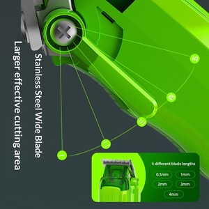 Kit Profesional de Cortadora de <span class=keywords><strong>Pelo</strong></span> Recargable de Alto Rendimiento con 120 Minutos de Autonomía, Máquina de Afeitar y Recortar Tipo-C <span class=keywords><strong>para</strong></span> Hombres - Product Image 4