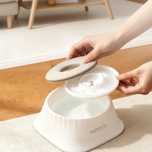 <span class=keywords><strong>Bowl</strong></span> de Água Suspenso Automático para Cães PP 5L à Prova de Respingo Design Não Molhado - Product Image 4