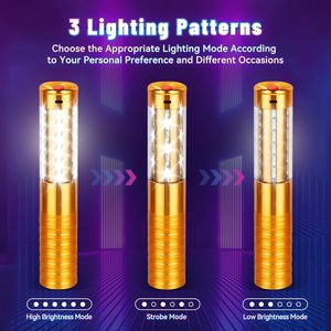 モダンなナイトクラブバーシンプルなダンスワンドスパークラライト充電式シャンパンボトルパーティーLEDストロボバトン - Product Image 3