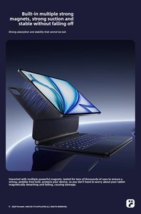 Ốp Bàn Phím Ma thuật không dây từ tính siêu mỏng OLP cho <span class=keywords><strong>iPad</strong></span> air4/5 10.9 <span class=keywords><strong>iPad</strong></span> thế hệ thứ 10 <span class=keywords><strong>iPad</strong></span> Pro 2020/2021/2022-Chống trầy xước - Product Image 3