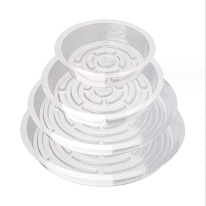 6 8 10 12 pollici di dimensioni Clear Plant piattino gocciolamento vassoi in plastica <span class=keywords><strong>per</strong></span> vasi di fiori vassoio vaso di fiori - Product Image 1
