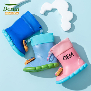 DERAN OEM chine nouvelle qualité bottes <span class=keywords><strong>de</strong></span> pluie enfants anti-dérapant chaussures d'eau douce <span class=keywords><strong>pêche</strong></span> bottes <span class=keywords><strong>de</strong></span> pluie femmes bottes <span class=keywords><strong>de</strong></span> pluie pour enfants - Product Image 1