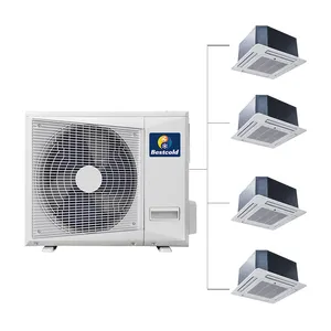 Gree Multi Zone Split Ar Condicionado Inversor R410a Luz Comercial Central Ar Condicionado Hvac Cassete Ducted Ac Unit