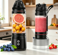 Hete Aanbieding 700ml Draadloze Persoonlijke Blender IJsvergruizer 6-Blads Elektrische Sapcentrifuge Voedselveilige Draagbare Reis Smoothie Blender