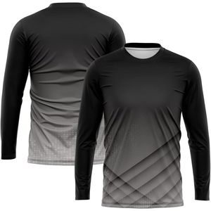 เสื้อเจอร์ซีย์แขนยาว FOXA แบบสั่งทำพิเศษ ระบายเหงื่อได้ดี สำหรับผู้ใหญ่ ทั้งชายและหญิง เหมาะสำหรับบาสเกตบอล ฟุตบอล และกีฬาอื่นๆ - Product Image 2