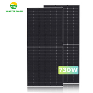 Panneau solaire bifacial N-Type haute performance 730W avec double vitrage, efficacité de 24,2% et garantie de 25 ans YS730M-132-1 Glass Glass Sol - Product Image 2