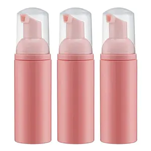 Produit populaire Vide cosmétique Nettoyant pour le visage 100ml 150ml PET Blanc Transparent Plastique Mousse Pompe Bouteille