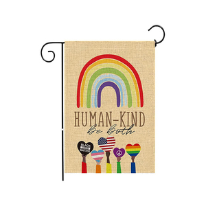 Human-Kind Be Both Garden Flag Black Lives Matter LGBT Love Is Love Equality Justice Silence Is Violence La ciencia es real We Rise - Product Image 1