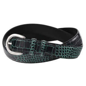 Cinturón de vestir informal clásico de cuero de vaca 100% para hombre, hebilla de acero, lujo para todos los días, resistente, marca personalizada Hawks - Product Image 3