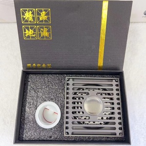 Desagüe de suelo cuadrado de cobre, a prueba de olores, anticorrosión, para baño, ducha, cocina, balcón - Product Image 1