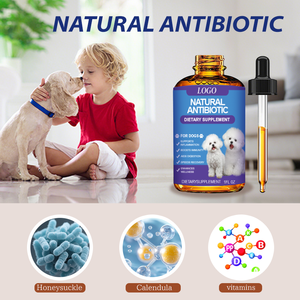 Soins naturels aux antibiotiques <span class=keywords><strong>pour</strong></span> chiens: le mélange à base de plantes soulage la toux allergie démangeaisons stimule le confort immunitaire et urinaire, 60ml <span class=keywords><strong>pour</strong></span> toutes <span class=keywords><strong>les</strong></span> races - Product Image 2