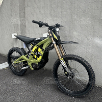 Moto tout-terrain électrique Surron Light Bee X 10000W 72V 35Ah de haute valeur, couleurs noir, vert, violet, rose - Prix abordable