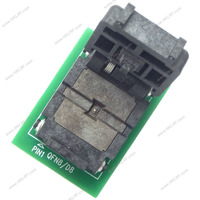 Adaptador de programador DFN8 QFN8 a DIP8, zócalos DFN8 MLF8 QFN8 3*2 con pin central