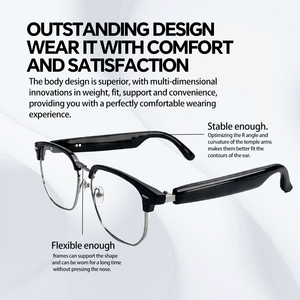 Gafas Inteligentes con IA, Material de PC Inyectado, Montura Semi-sin Aro con Piezas Metálicas, Diseño Compuesto Inyectado en Metal, Equipadas con Enses - Product Image 6