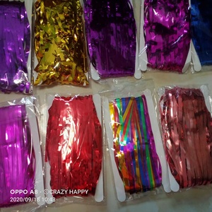 <span class=keywords><strong>Tende</strong></span> lamina <span class=keywords><strong>arcobaleno</strong></span> con frangia metallica Shimmer <span class=keywords><strong>tende</strong></span> per il compleanno di Halloween matrimonio decorazioni per feste di natale - Product Image 4