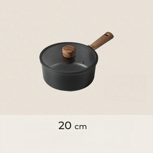 Juego de Sartenes de Titanio de Lujo, 2 Piezas, Juego de Utensilios de Cocina Premium con Mango de Madera, Apto para Inducción, para Cocina Casera - Product Image 3