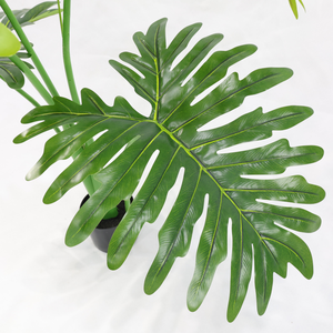 <span class=keywords><strong>Planta</strong></span> Artificial Grande en Maceta, Árbol Gigante <span class=keywords><strong>de</strong></span> <span class=keywords><strong>Oreja</strong></span> <span class=keywords><strong>de</strong></span> <span class=keywords><strong>Elefante</strong></span> <span class=keywords><strong>de</strong></span> Plástico, Decoración para Salas <span class=keywords><strong>de</strong></span> Conferencias al Aire Libre - Product Image 3