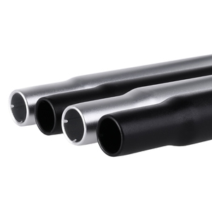 Rallonge de tube de selle de vélo en alliage d'aluminium de 27.2mm x 350mm noir argenté tige de selle de vélo avec un design élégant - Product Image 4