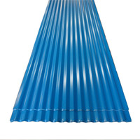 Tôle de toiture en acier ondulé de protection contre la pluie, épaisseur de 0,1 mm à 1,0 mm, galvanisée, revêtue de couleur, soudée et pliée