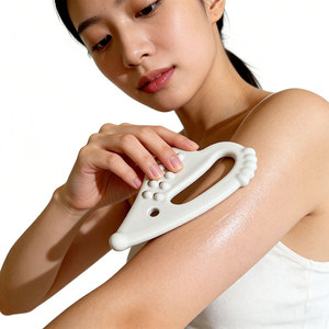 Pietra per Massaggio Gua Sha Professionale <span class=keywords><strong>in</strong></span> Ceramica, Strumento per Massaggio Completo del Corpo, Dimagrimento, Schiena, Gambe, Braccia e Relax - Product Image 2