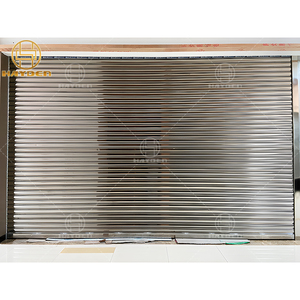Porte de <span class=keywords><strong>garage</strong></span> automatique en acier galvanisé <span class=keywords><strong>pour</strong></span> entrepôt industriel extérieur, porte à enroulement en acier galvanisé - Product Image 6