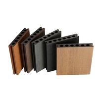 Planches de terrasse composites co-extrudées WPC, résistantes aux fissures, ignifuges, écologiques, garantie 5 ans