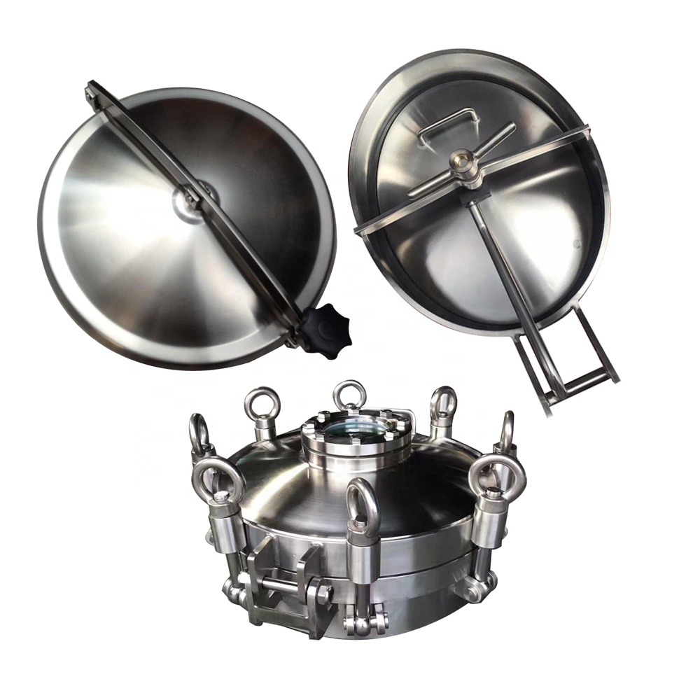 Гигиенический, санитарный, из нержавеющей стали, вакуумный, Круглый, овальный, эллиптический, Квадратный, смотровое стекло, боковой, Прямоугольный Люк, бак manway