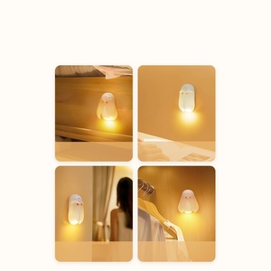 Lampada Notturna LED Mini USB Ricaricabile per Bambini, Lampada Portatile a Forma di Lucciola, Montaggio Magnetico a Parete, Moderna Dimmerabile Multicolore - Product Image 5
