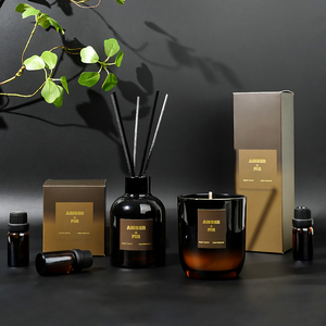 Mới nhất bán buôn sang trọng Nhà Nước Hoa Quà Tặng phòng hương thơm làm mát không khí tùy chỉnh hộp thủy tinh lâu dài 100ml sậy khuếch tán - Product Image 6