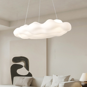 Lámpara Nórdica Moderna con Diseño de Nubes, Lámpara Colgante LED Blanca para Decoración de Dormitorio, Lámpara de Araña con Forma de Nube para Sala de Estar HM-YD-080 Cloud C - Product Image 5