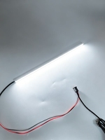 Tira de Luz LED Rígida con Sensor de Movimiento DC5V, Personalizable, Perfil de Aluminio de 10x10mm, SMD2835, 60LEDs/m, USB, IP20, Control Remoto, ROHS
