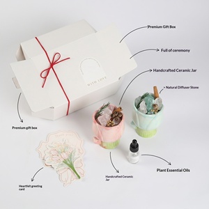 Ceramic Tulip Shaped <b>Reed</b> <b>Diffuser</b> Crystal Aromatherapy Gift Set No Fire Essential Oil Home Decor - Product Image 4
