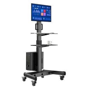 รถเข็น2ถาดรถเข็นรถเข็น <span class=keywords><strong>F1D</strong></span> ABS พลาสติกอลูมิเนียมอัลลอยสำหรับโรงพยาบาล - Product Image 2