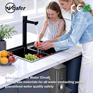 <span class=keywords><strong>Purificador</strong></span> de <span class=keywords><strong>Agua</strong></span> por Ósmosis Inversa de Alto Flujo Wosfer 1200G, Filtración de 8 Etapas, Instalación Bajo Fregadero, Uso Doméstico, Autolimpieza - Product Image 2