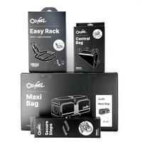 Boîte d'emballage en carton pliable accessoire en gros boîte d'emballage d'échantillon gratuit recyclé pour pièces de moto/vélo