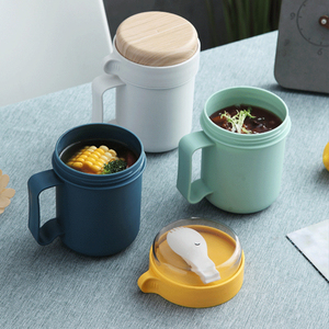 Best Selling Lunch Box Food Storage <strong>Container</strong> <strong>Breakfast</strong> Plastic Sealed Soup Porridge Pot Cup Overnight Oats <strong>Container</strong> - Product Image 3