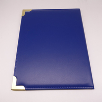 Personnalisation d'impression professionnelle, logo scolaire, couverture de diplôme pliable en cuir PU A4A5, porte-certificat de diplôme