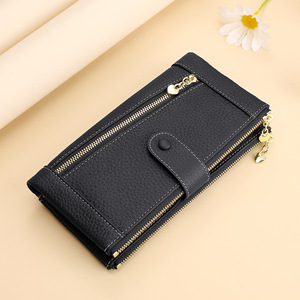 Transfronterizo para <span class=keywords><strong>Amazon</strong></span> Estación <span class=keywords><strong>de</strong></span> comercio exterior Nueva billetera corta <span class=keywords><strong>de</strong></span> <span class=keywords><strong>cuero</strong></span> multifuncional <span class=keywords><strong>de</strong></span> primera capa Descuento Doble - Product Image 6