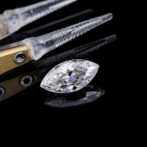 ห้องปฏิบัติการ<span class=keywords><strong>เพชร</strong></span>จำนวนมากได้รับการรับรอง0.6 4.5กะรัต VVS <span class=keywords><strong>เพชร</strong></span><span class=keywords><strong>สี</strong></span>ขาวมาร์คีสเชอร์โมซาน - Product Image 2