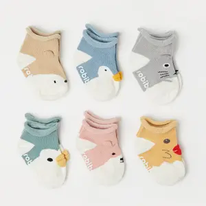 Yueli High quality socks 3d aminal Popular Cotton Pattern Baby Socks