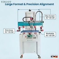 Nouvelle imprimante à écran pneumatique automatique pour les étiquettes d'appareils électroménagers et l'impression de tubes, compatible avec la machine de moulage par injection