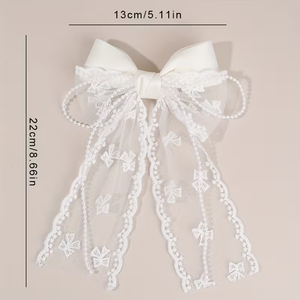Fermaglio per Capelli in Pizzo Elegante Stile Francese, Meravigliosi Accessori per Capelli per Donne e Ragazze - Product Image 4
