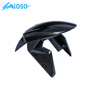 Guardabarros Delantero para Motocicleta AKOSO <span class=keywords><strong>100</strong></span>% Fibra de Carbono 3K para <span class=keywords><strong>Triumph</strong></span> Street Triple 2017-2026 - Product Image 3