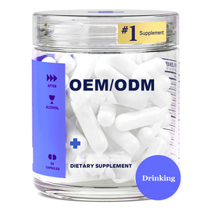 OEM kapsul mabuk suplemen dewasa dengan l-cysteine <span class=keywords><strong>Hangover</strong></span> mendukung kapsul perawatan hati untuk pengalaman minum yang lebih baik - Product Image 1