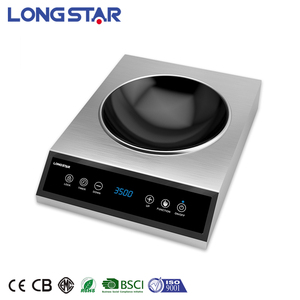 Table de cuisson à <span class=keywords><strong>induction</strong></span> commerciale OEM 3500W en acier inoxydable avec commande tactile, bobine chauffante et micro-ordinateur pour wok électrique - Product Image 3