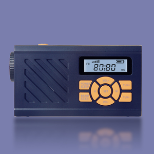 Portable Factory <b>Hand</b> Crank Solar Radio with Flashlight Power Bank LCD Display Multi Band Reception Camping Radio Weather Alert - Product Image 5