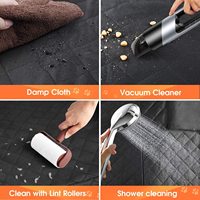 Tapis de protection imperméable antidérapant pour chien de compagnie tapis de doublure de cargaison de coffre de voiture avec housses de siège latérales pour sièges baquets
