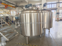 500l 1000l 2000l Waaier Mixer Mengen Roestvrijstalen Vruchtensap Mengtank Met Verwarming